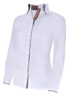 Fior Da Liso Sawyer London B Show Shirt in White