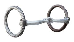 Bob Avila O Ring Snaffle Bit with Silver
