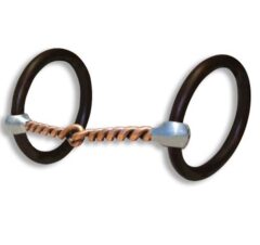 Bob Avila Copper Twist Month Snaffle Bit
