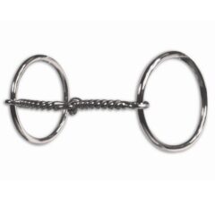 Brittany Pozzi O Ring Twisted Wire Snaffle Bit