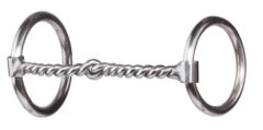 Professional's Choice O Ring - Twisted Wire Snaffle Bit