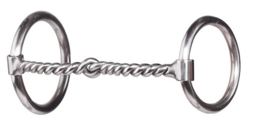 Professional's Choice O Ring - Twisted Wire Snaffle Bit
